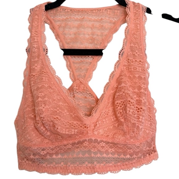 Victoria's Secret Other - Victoria’s Secret Lace Bralette Peach Size XS